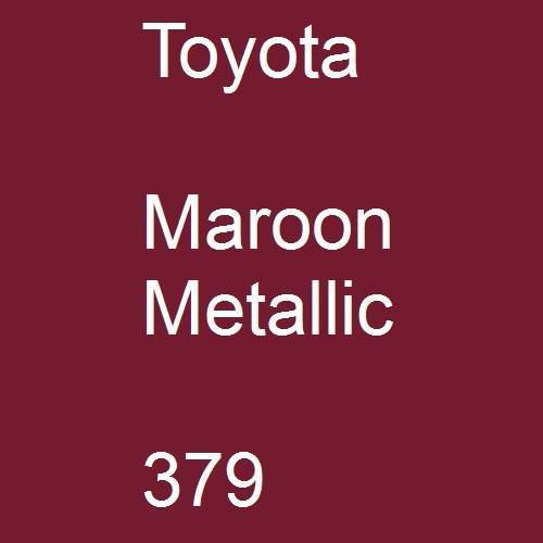 Toyota, Maroon Metallic, 379.